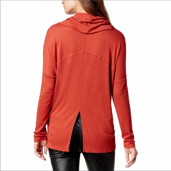 Jack by BB Dakota Hogan Coral Cowl Neck Pullover XS - Picture 2 of 15